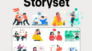 رسومات توضيحية تعليمية من موقع Storyset